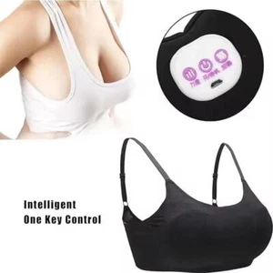 USB Electric Breast Massage Bra Vibrate +Heat Chest Massager Grow Enlarge D4P6 - Picture 1 of 11