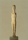 Postcard Marble Cycladic Figurine Nat'l Archaeological Museum Athens 2200-2000BC