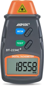 Professional Digital Tachometer, Non Contact Digital Laser Photo Tachometer RPM - Picture 1 of 12