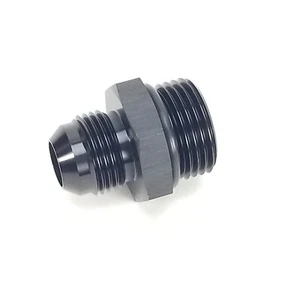 -12 ORB to -10 AN Adapter Fitting - Black Anodized 47-0051 - Picture 1 of 3