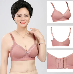 Reggiseno donna fascia grande senza fili leggermente imbottito sexy lingerie reggiseno - Foto 1 di 18