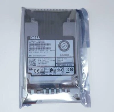 Dell 480GB SAS 2.5" 12G MLC RI SSD PX05SRB04BY SDFAM83DAB01 - Image 1 of 2