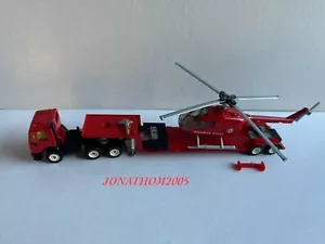 OCCASION SIKU 3719 - CAMION FORD CARGO AVEC HELICOPTERE SECURITE CIVILE au 1/55 - Imagen 1 de 13