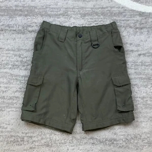 Boy Scouts Of America Shorts Boys Size Large Green Cargo Camp Nylon Pocket Youth - Picture 1 of 10