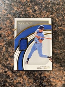 2022 Panini Immaculate George Brett Gold #d 30/49 #24 HOF Royals