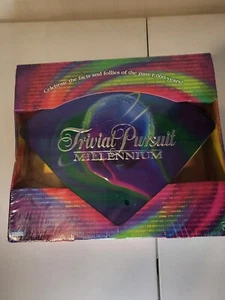 Trivial Pursuit Millennium Edition Board Game Trivia Wedge Shape Tin NEW Sealed - Picture 1 of 2