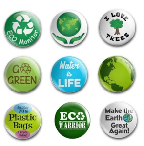 INSIGNIAS SAVE OUR PLANET 25MM X9 - Imagen 1 de 1