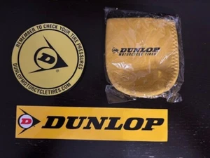 Dunlop Tires Koozie Coaster Decal 3pc Set Factory Race Bike - Picture 1 of 1