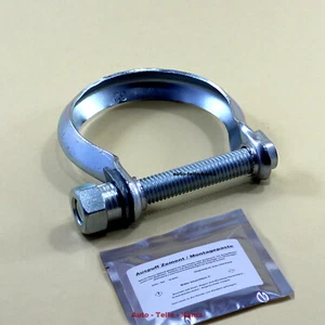 ✅ Auspuffschelle für Auspuff , Abgasanlage Schelle mit Zement im Set M10 Ø 62 mm - Bild 1 von 6