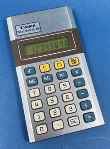 Calculatrice CANON Palmtronic LC-8M Vintage Fonctionne - Photo 1/8