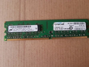 Micron MT16HTF25664AZ-667H1 CT2566AA667.16FHZ 2GB PC2-5300 DDR2 CL5 RAM Memory - Picture 1 of 3