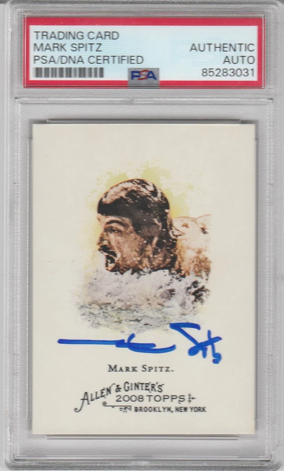 Autographed Mark Spitz Allen & Ginter card  PSA/DNA - Image 1 of 1