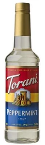 Torani Peppermint Syrup 25.4 Fl Oz Authentic Flavor for Coffee and Drinks - Picture 1 of 1