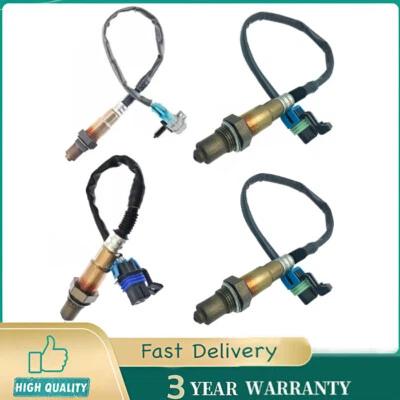 Sensor de oxígeno O2 aguas arriba + aguas abajo 4 piezas para fabricante de equipos originales Cadillac CTS Chevy Camaro 3,0 L 3,6 L Foto 1 de 4