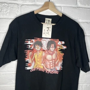 One Piece Kyushu Vintage Anime T Shirt New With Tags Large Puff print - Picture 1 of 7