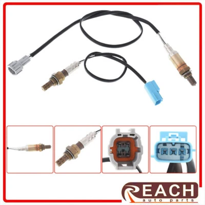 Sensor de oxigênio O2 2 peças up+downstream para Nissan Frontier Xtera 2.4L 2002 2003 2004 - Imagem 1 de 4