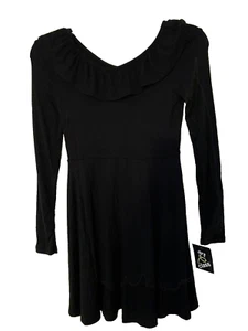 Art Class Girls Dress Fit Flare Stretch Black Size M 8 10 New - Picture 1 of 6