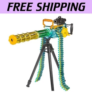 Mini Gatling Dart Gun with Foam Bullets: Automatic & Manual Modes Included - Picture 1 of 11