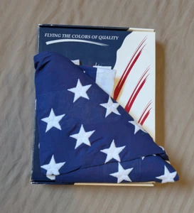 United States US Flag Flying the Colors of Quality 50 Star 3' x 5' + Box - Picture 1 of 5