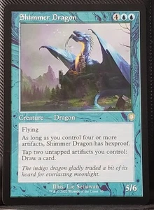 Shimmer Dragon 095/100 | MTG BRC BRO Commander | Azul Raro Casi Nuevo 2022 - Imagen 1 de 2