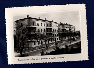 PORTOCIVITANOVA CASE PER I FERROVIERI E STRADA NAZIONALE - cartolina viaggiata - Bild 1 von 2