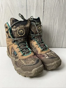 Women's 9 Irish Setter 2881 Vaprtrek 8" 400 Gram Camo Ankle Hunting Boots Used - Picture 1 of 12