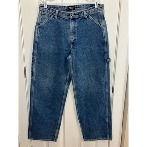 Polo Jeans Co. Ralph Lauren Carpenter Jeans Mens 34x31 3/4" Denim Blue - Picture 1 of 6