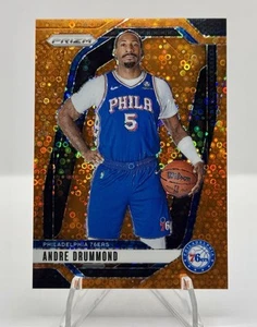2024-25 Panini Prizm ANDRE DRUMMOND Orange Disco Prizm #18 76ers /125 MINT❗️ - Picture 1 of 2