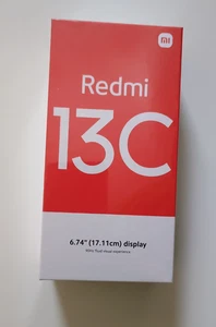 Sealed Xiaomi Redmi 13C Android Phone 4GB + 128GB.  Clover Green. Unlocked - Picture 1 of 5