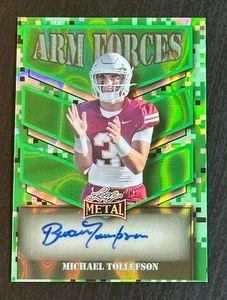 2025 Leaf Metal Michael Butter Tollefson Auto #d 5/5 Arizona State Football Card - Picture 1 of 2
