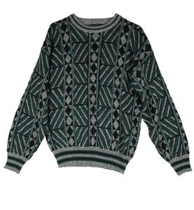 Editions By Van Heusen Mens Pullover Sweater Rib Knit Long Sleeve Size M Green - Picture 1 of 6