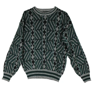 Editions By Van Heusen Mens Pullover Sweater Rib Knit Long Sleeve Size M Green - Image 1 of 4