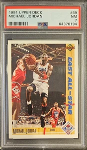 Michael Jordan 1991 Upper Deck #69 PSA 7 - Picture 1 of 2