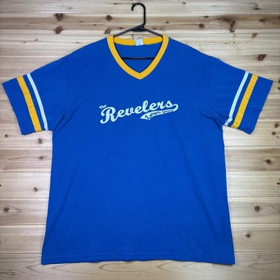 Camiseta The Revelers Para Hombre XXL Azul Cajún Zydeco Música Americana Banda de Louisiana Foto 1 de 4