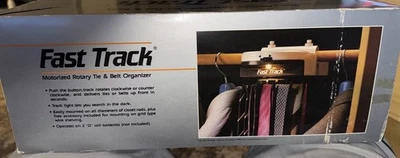 Vintage 1986 Fast Track Motorized Rotary Tie and Belt Organizer - Image 1 of 3