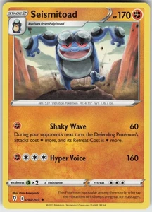 Seismitoad 090/203 Rare  SWSH07: Evolving Skies - Picture 1 of 1