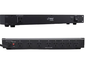 Pyle 15A Power Supply Conditioner Strip Surge Protection 9 Outlets / 120V PCO850 - Picture 1 of 8
