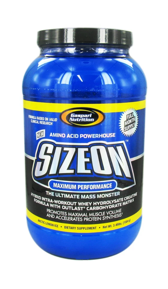 Gaspari SizeOn, Whey Hydrolysate Creatine Formula, Arctic Lemon Ice