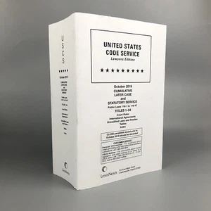 USCS Lawyers Ed 2019 Cumulative Later Case & Statutory Service Titles 1-54 - Picture 1 of 5