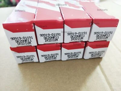 07-20 TUNDRA 5.7 V8 3URFE, 3URFBE & 4.6 V8 1URFE OEM SPARK PLUGS 90919-01191 X8 - Image 1 of 4