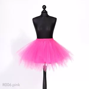 Tüllrock Ballettrock Tanzrock bis XXL Fasching 2024 asymmetrische Rock Tütü - Bild 1 von 23