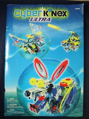 Vintage Cyber K'nex Ultra 63007 Make 5 Cyber Robots - Image 1 of 3