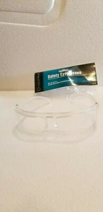 Ultra Safety Glasses 1 Size Fits All Crystal Clear Impact Resistant K-Resin Lens - Picture 1 of 3
