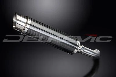 Delkevic 14" Carbon Fiber Round Stubby Muffler - BMW - F800S/ST - 06-14 Exhaust - Image 1 of 3