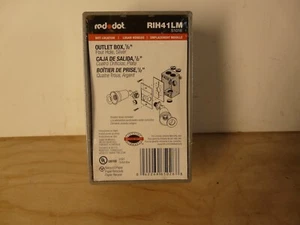 4-Hole, 1/2" Outlet Box--RED DOT--R1H41LM--S101E - Picture 1 of 5