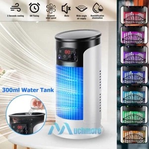 Humidifier Portable Air Cooler Tower Fan LED Air Conditioner Personal Cooling - Picture 1 of 24
