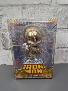 Figura 10 cm Hot Toys Marvel Comics Cosbaby, Iron Man (armadura dorada metálica), nueva - Imagen 1 de 6