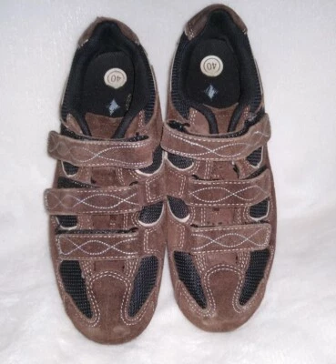 Sapatos de giro femininos especializados geometria corporal bicicleta de estrada/ciclismo tamanho 9/40 SPD - Imagem 1 de 4