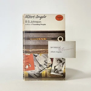 SIGNED Albert Angelo, B. S. Johnson. 1967 1st Paperback Edition. Unfortunates - Picture 1 of 5