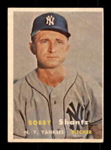 1957 Topps #272 Bobby Shantz EX/EX+ Yankees 534513